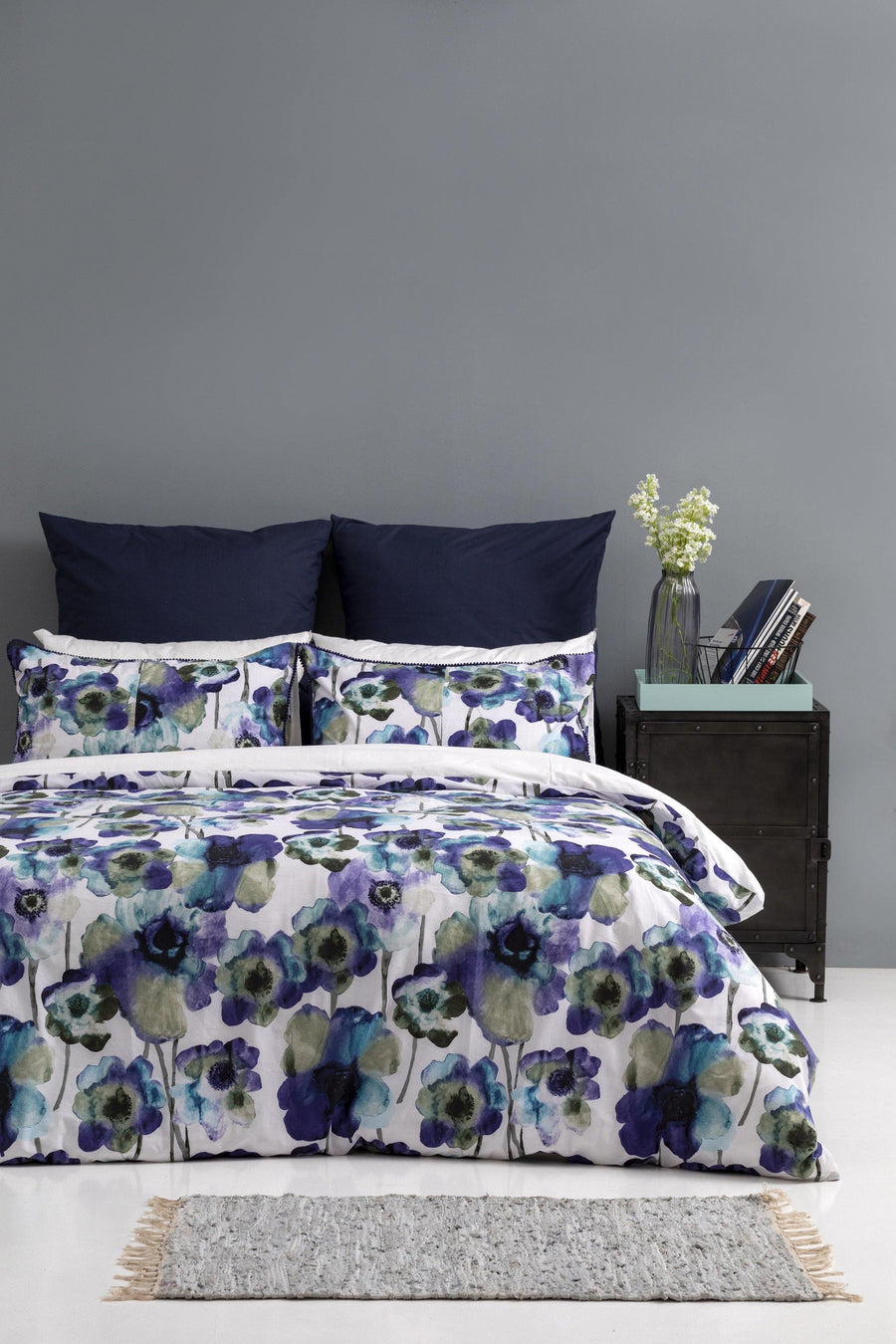 Cotton/ Polycotton Blend Duvet Set: Nigella - Westpoint