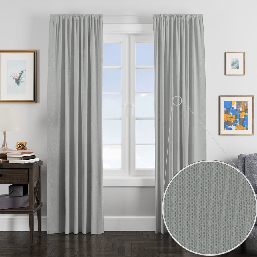 Basket Weave Blockout Curtain Collection: Taped - Westpoint Linen